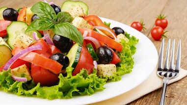 menú de muestra para gastritis