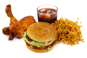 La comida rápida está contraindicada en la pancreatitis. 