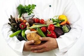 Verduras para una dieta con pancreatitis. 