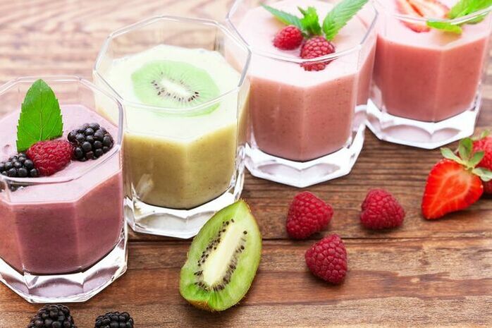 Batidos de frutas