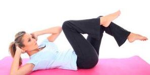 Ejercicio para la pérdida de peso del abdomen y los lados